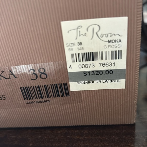 Gianvito Rossi beaded brown leather wrap sandals. - Picture 4 of 6